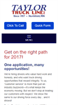 Mobile Screenshot of drive4taylortruck.com